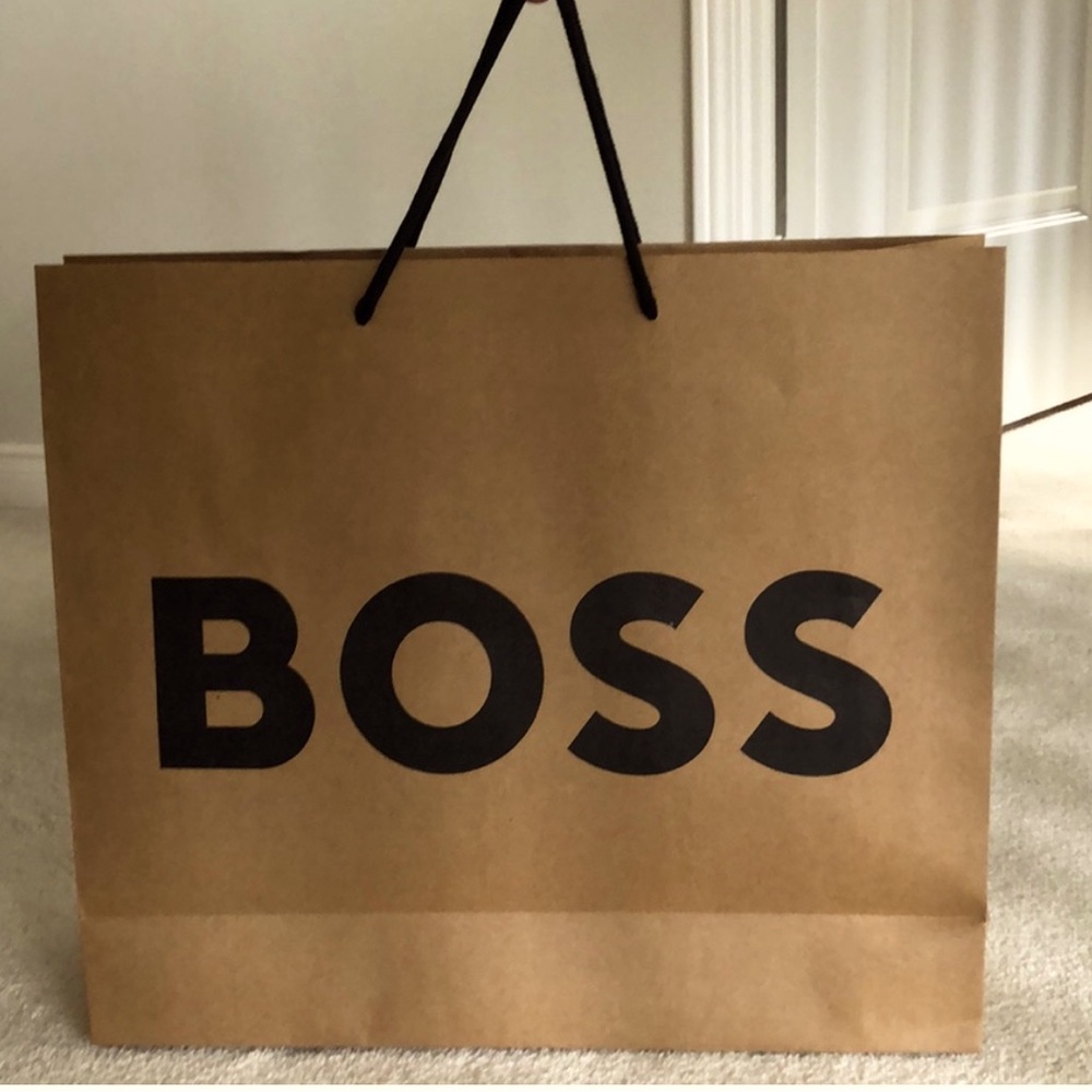 Hugo Boss Paper Shopping Bag